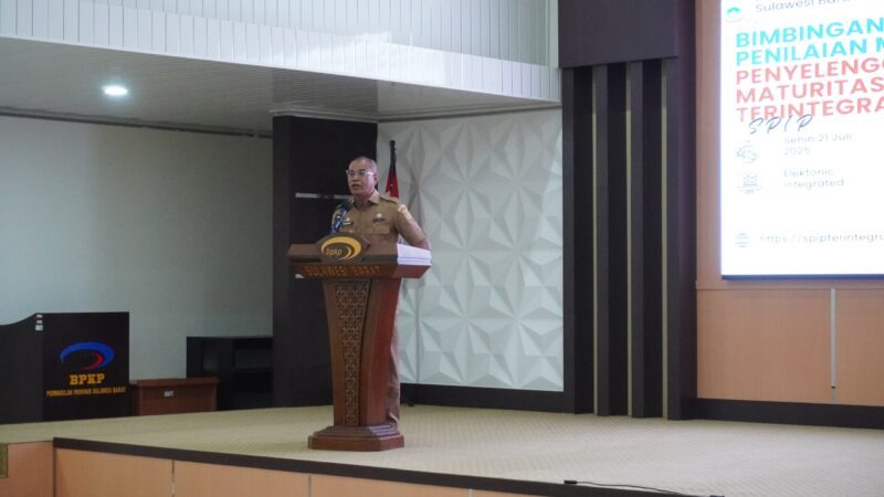 Kepala Inspektorat Sulbar Buka Bimtek Penilaian Mandiri Maturitas SPIP Terintegrasi