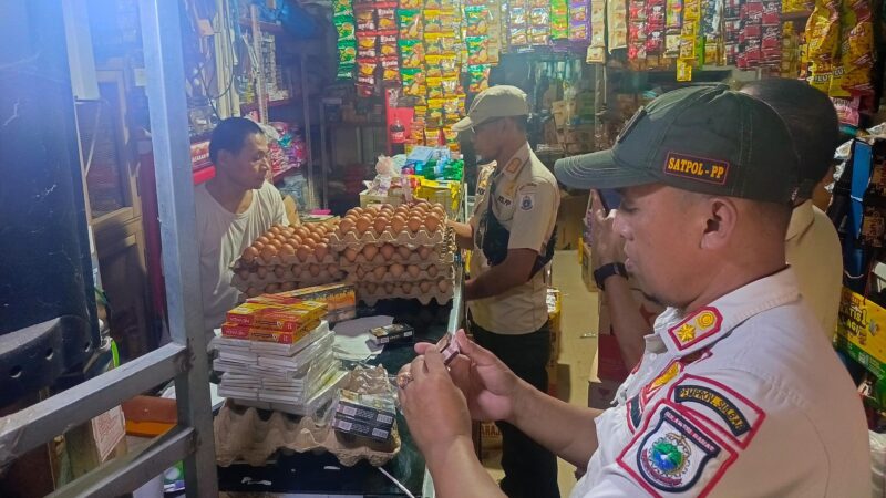 Satpol PP Sulbar Lakukan Pemantauan Rokok Ilegal di Polewali