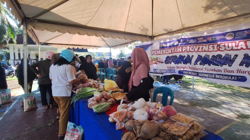 Lapangan Ahmad Kirang Jadi Lokasi Pemprov Sulbar Gelar Gerakan Pangan Murah