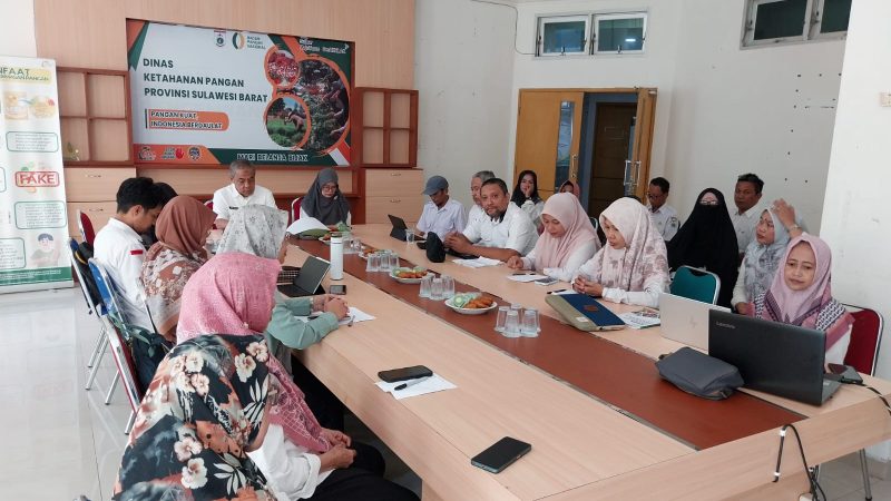 Distapang Gelar Rakor Penyusunan FSVA dan Pembentukan Tim Dukung Visi Misi Gubernur dan Wagub