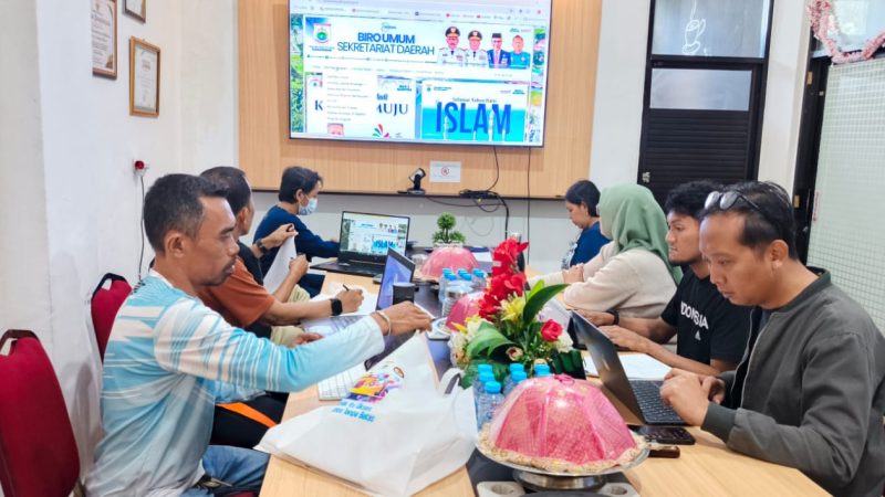 Coaching Klinik Diskominfo SP Sulbar, Perkuat Ekosistem Keterbukaan Informasi