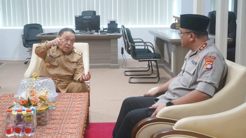 Silaturahmi ke Wagub, Kapolda Sulbar Jalin Sinergi untuk Stabilitas Kamtibmas