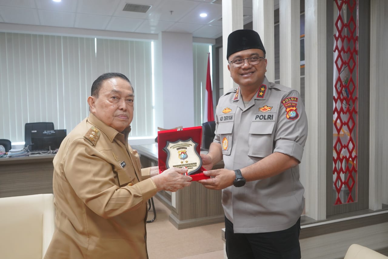 Kapolda Sulbar Silaturahmi ke Wagub: Perkuat Sinergi Demi Keamanan Daerah