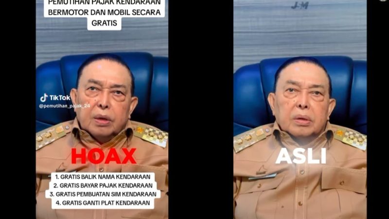 Wagub Sulbar Jadi Korban Video Deepfake, Sebar Hoaks Terkait Pemutihan Pajak