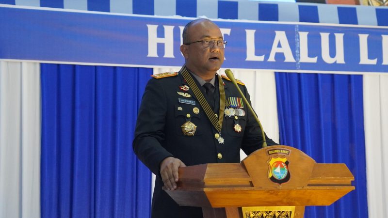 Kapolda Sulbar Ajak Jajaran Wujudkan Lalu Lintas Modern dan Berkeselamatan di HUT Lantas ke-70