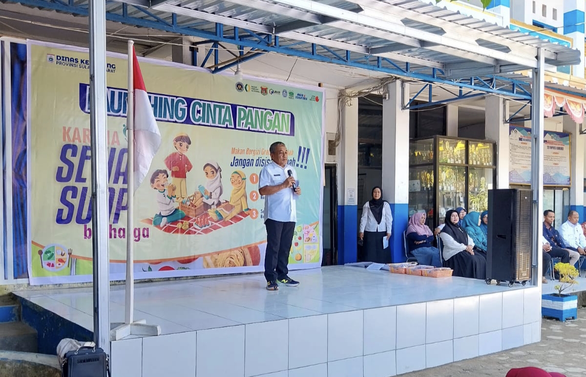 Kadis Ketapang Sulbar Ajak Warga Selamatkan Pangan saat Lauching Program Cinta Pangan
