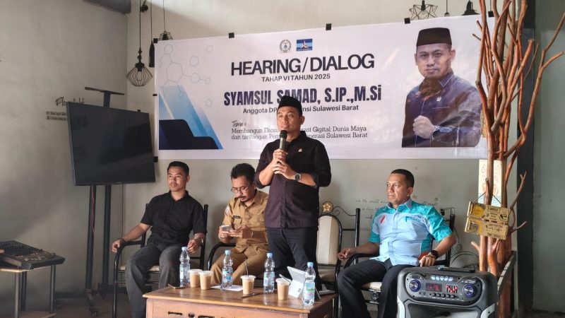 Bersama Kominfo, Syamsul Samad Gelar Hearing Dialog di Polman