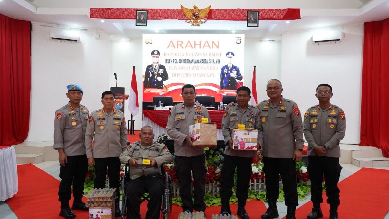 Kapolda Sulbar Kunker ke Pasangkayu, Pererat Solidaritas dan Tingkatkan Kinerja