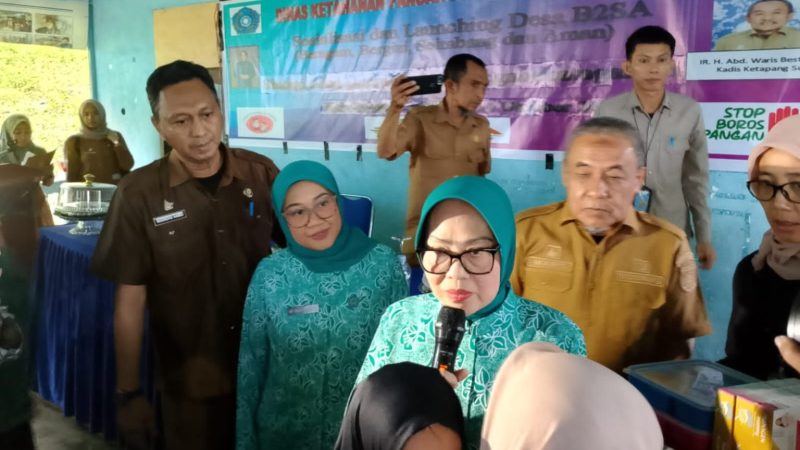 Bersama TP PKK Sulbar, Distapang Launching dan Edukasi Pemberian Makan B2SA