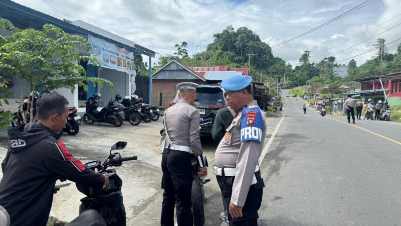 Puluhan Pelanggar Terjaring Operasi Zebra Marano 2025 di Pintu Gerbang Kota Mamuju