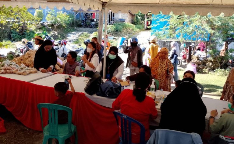 Gereja GSJA Jadi Lokasi Gerakan Pangan Murah Distapang Sulbar