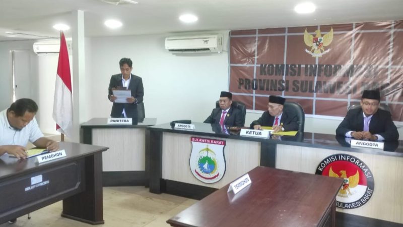 KI Sulbar Selesaikan Dua Sengketa Informasi Publik di Sidang Putusan