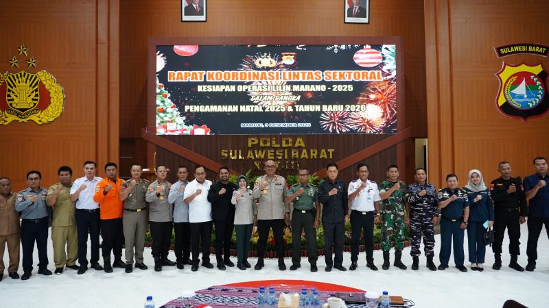 Kapolda Sulbar Buka Rakor Linsek, Satukan Visi Semua Sektor untuk Pengamanan Nataru
