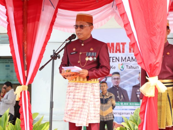 Sekda Sulbar di HUT ke-13 Mamuju Tengah, Tegaskan Kolaborasi Kunci Pembangunan Daerah