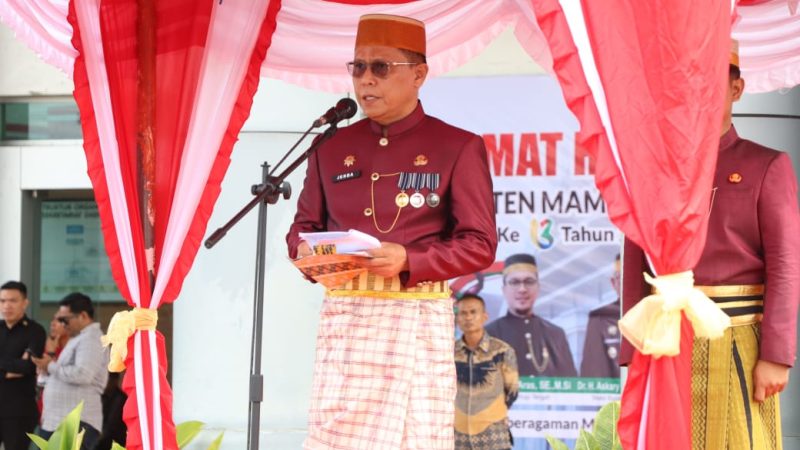 Sekda Sulbar di HUT ke-13 Mamuju Tengah, Tegaskan Kolaborasi Kunci Pembangunan Daerah