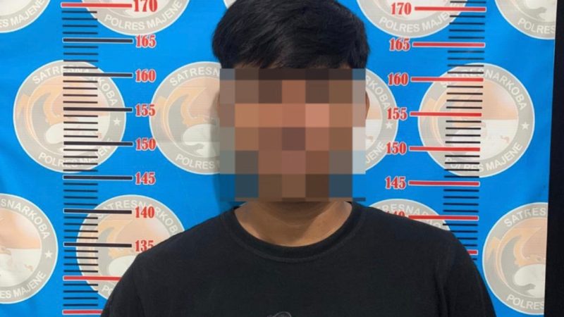 Sat Resnarkoba Polres Majene Bekuk Pengedar Sabu Asal Polman