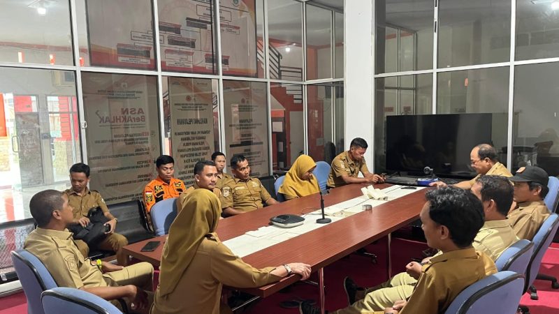 Melalui Rakortek Tim Pusdalops, BPBD Sulbar Perkuat Kesiapsiagaan