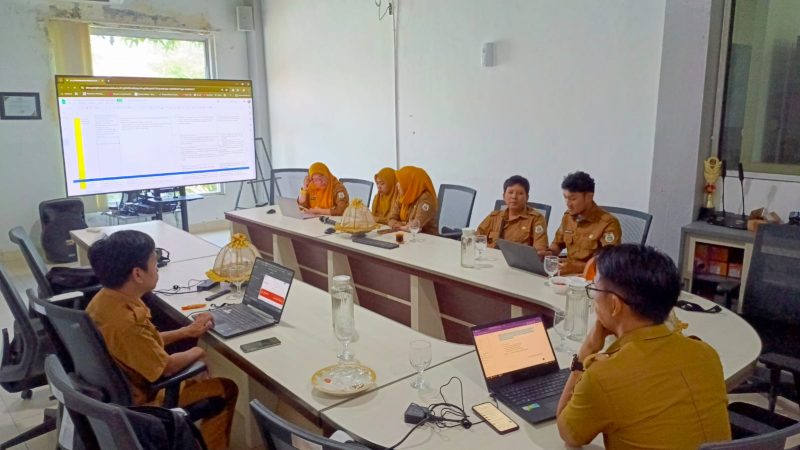 Siapkan Penilaian Triwulan III, KominfoSS dan Inspektorat Sulbar Bahas Indikator Risiko SPBE 2026