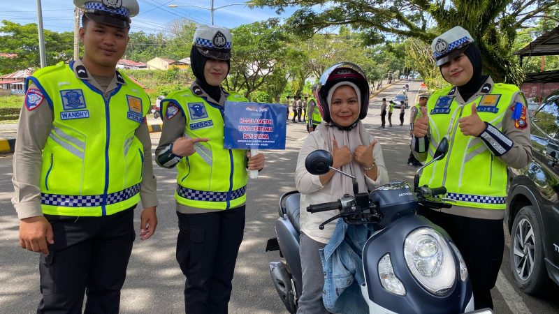 Ajak Selamat Berkendara, Polda Sulawesi Barat Gelar Operasi Keselamatan di Jalur Dua Pasokkorang