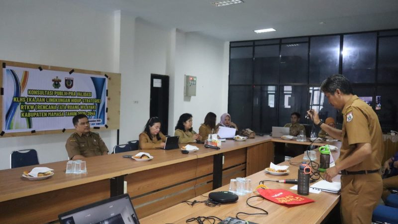 DLHK Sulbar Evaluasi KLHS RTRW Mamasa 2025-2045 untuk Pastikan Pembangunan Berkelanjutan