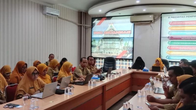 Tingkatkan Akuntabilitas Kinerja, Dinsos P3A dan PMD Sulbar Hadiri Rapat Teknis SAKIP 2026