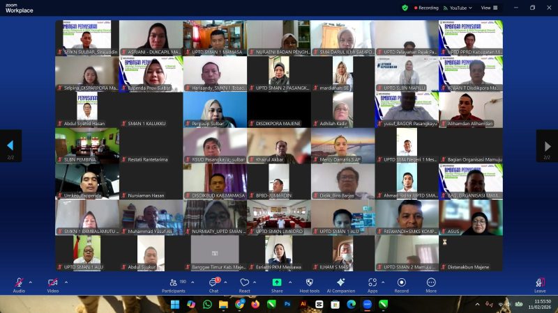 Biro Organisasi Setda Sulbar Gelar Bimbingan Penyusunan SKM dan SP