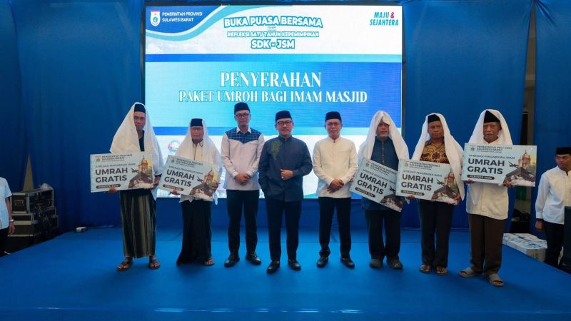 Pemprov Sulbar Berangkatkan Umroh 5 Imam Masjid