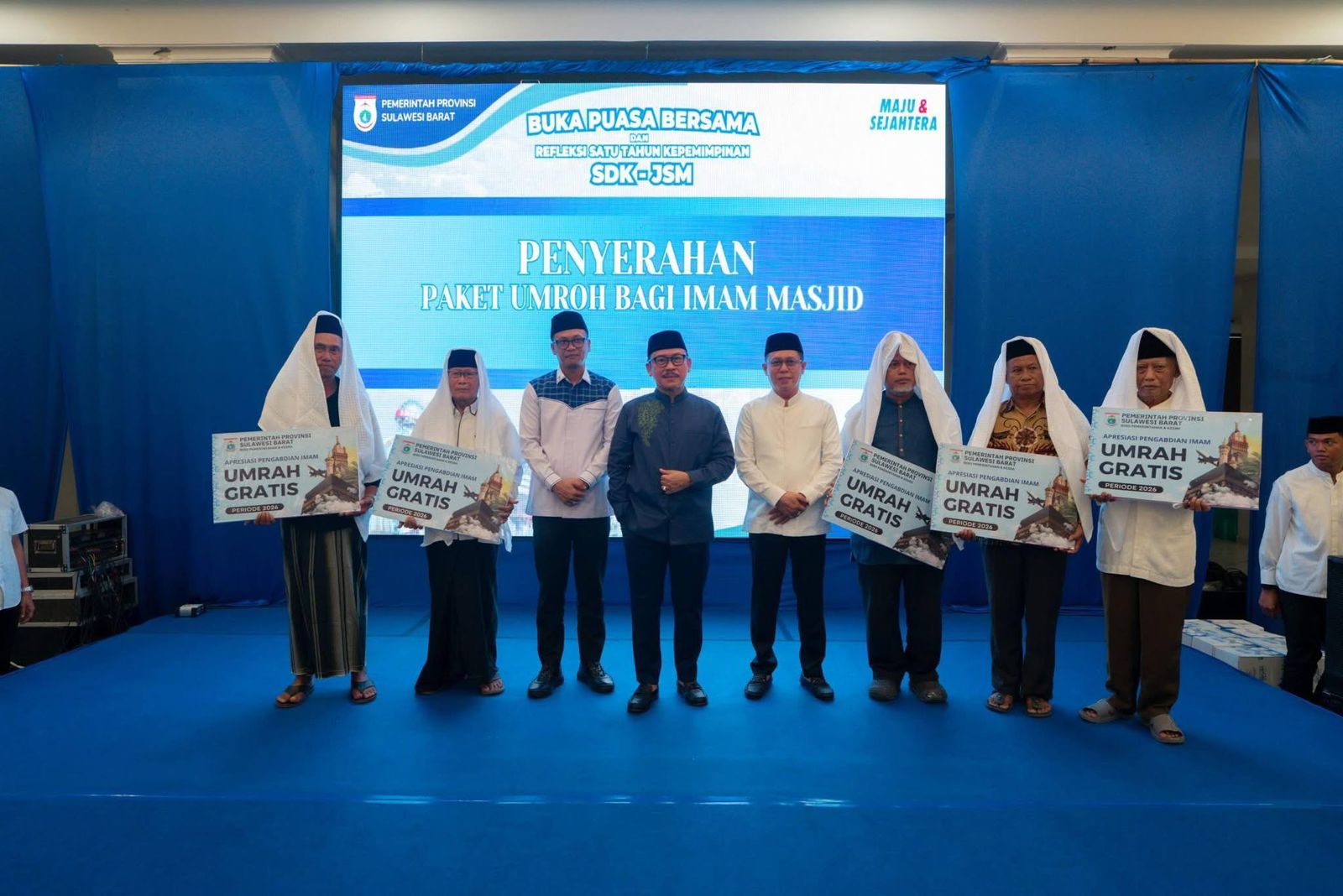 Pemprov Sulbar Berangkatkan Umroh 5 Imam Masjid