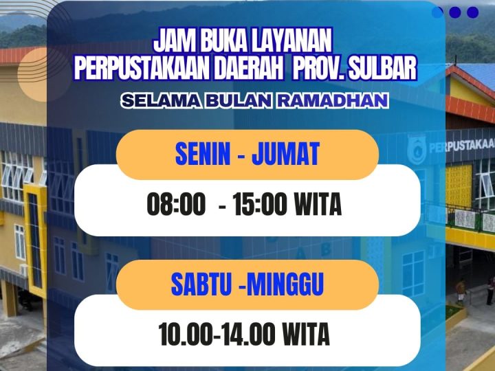 Selama Ramadhan, Perpusip Sulbar Tetap Buka Tiap Hari Layani Masyarakat