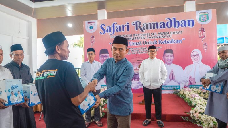 Safari Ramadan Pemprov di Pasangkayu, Ketua KONI Sulbar Turut Hadir