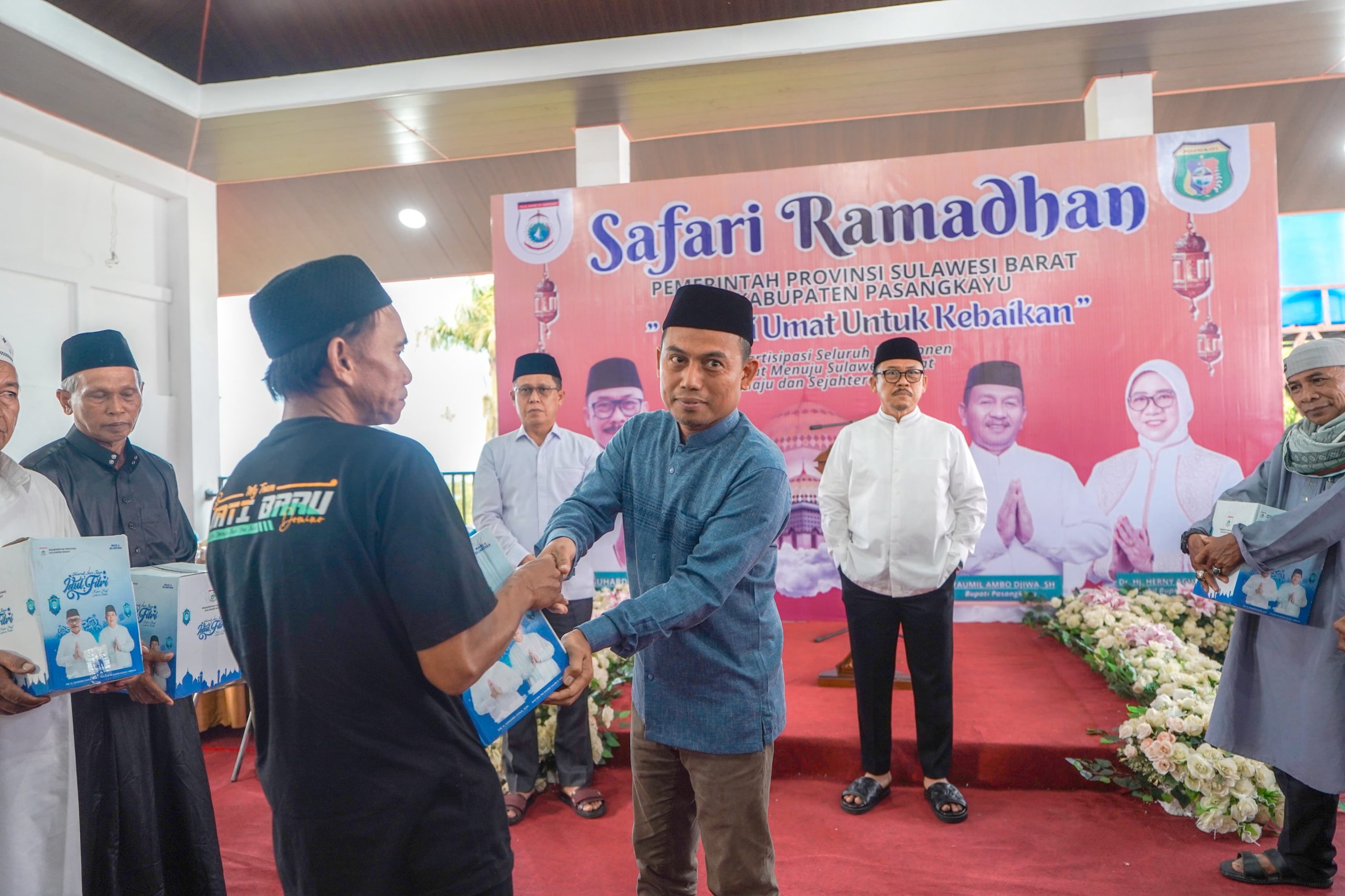 Safari Ramadan Pemprov di Pasangkayu, Ketua KONI Sulbar Turut Hadir
