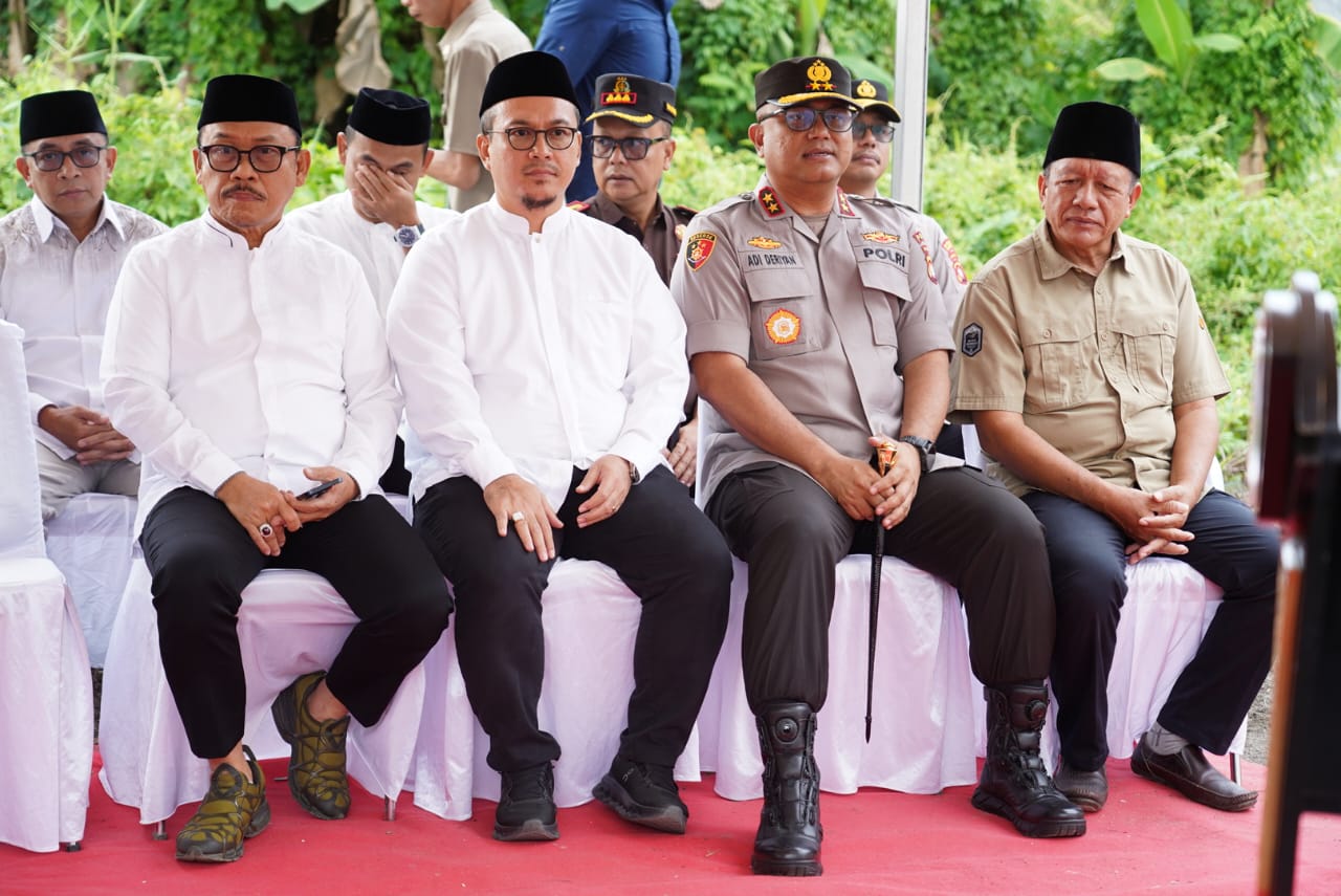 Kapolda Sulbar Dampingi Gubernur Dalam Kunker Proyek dan Safari Ramadhan di Mateng