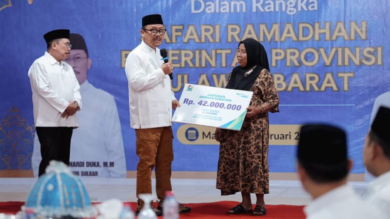 Gubernur Sulbar Bagikan 1.000 Paket dan Sampaikan Alokasikan Rp50 Miliar untuk Pembangunan