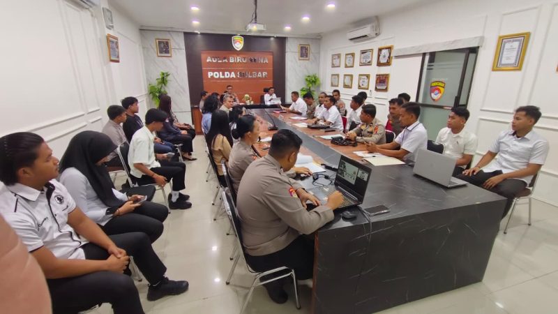 FKP Polda Sulbar, Kabag Tatalaksana dan Pelayanan Publik Didapuk sebagai Narasumber