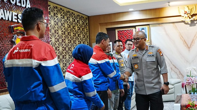 Audiensi Kapolda Bersama Tim Survei Pertamina dan Slog Polri, SPBP Khusus Polisi Jadi Prioritas di Sulbar