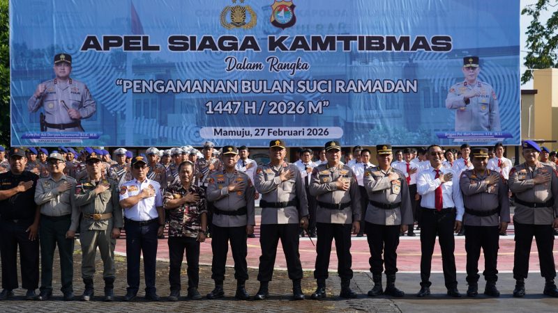Siaga Kamtibmas, Kapolda Sulbar Minta Personel Jadi Benteng Keamanan dan Penyejuk Hati Rakyat di Bulan Ramadan