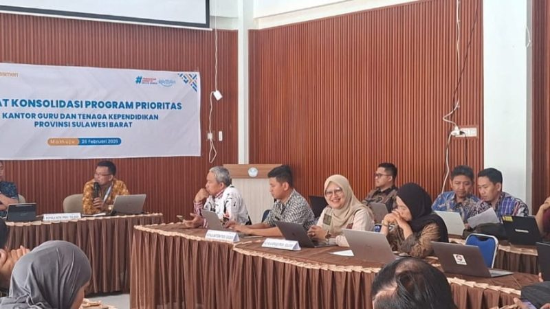 BPKAD Sulbar Ambil Peran Strategis dalam Konsolidasi GTK Sesuai Visi Misi Gubernur di Pendidikan
