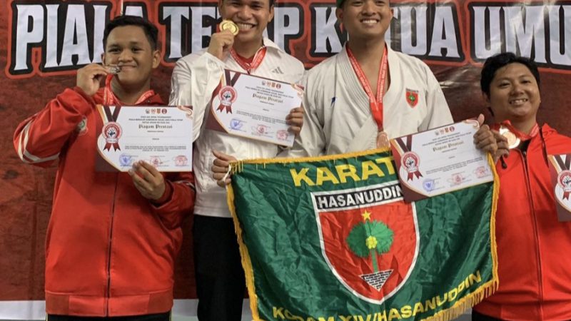 Bripda Muh. Risaldi Harumkan Nama Polda Sulbar di Ajang Goju Ass Piala Gubernur Sulsel