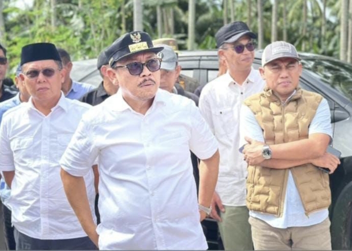 Ketua KONI Sulbar Dampingi Gubernur Kunjungan Kerja di Pasangkayu