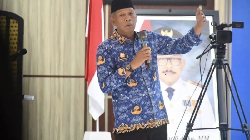 Biro Umum Tegaskan Sinergi dan Tanggung Jawab OPD saat Hadiri HKN Virtual