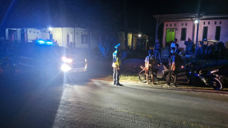 Kenyamanan Ibadah, Patroli Blue Light Ditlantas Polda Sulbar di Bulan Ramadan