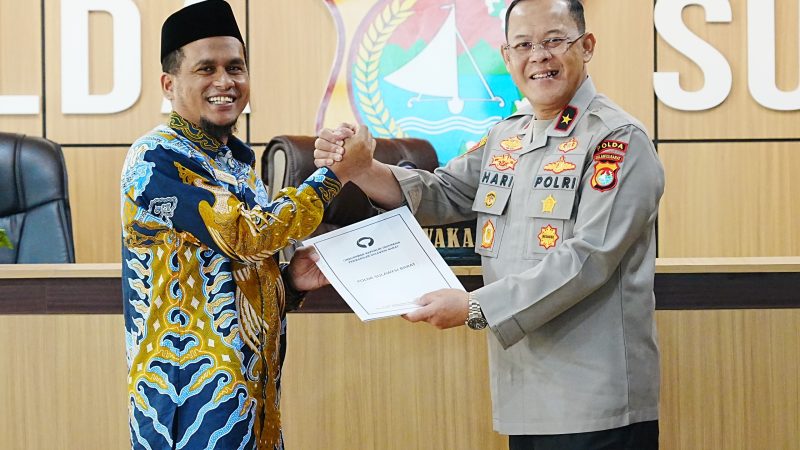 Polda Sulbar Komitmen Tingkatkan Pelayanan Publik, Terima Rapor Penilaian Ombudsman