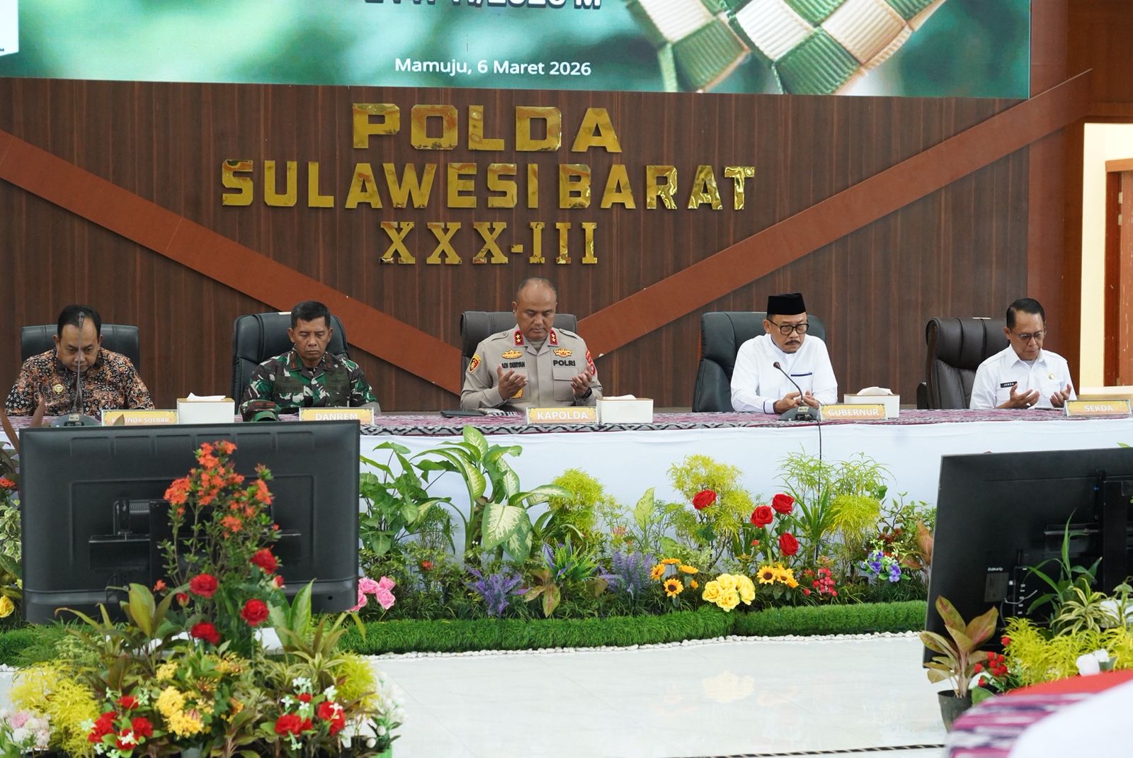 Rakor Linsek OPS Ketupat: Polda Sulbar Gandeng Berbagai Pihak Perkuat Sinergi