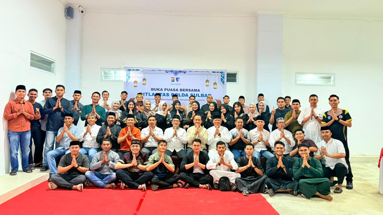 Ditlantas Polda Sulbar Gelar Buka Puasa Bersama Anak Yatim