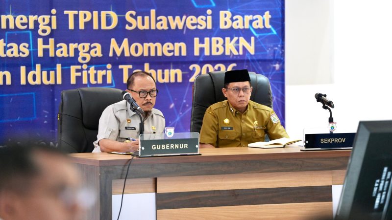 HLM TPID Sulbar Digelar, Gubernur Ajak Seluruh Kabupaten Perkuat Kolaborasi Atasi Inflasi