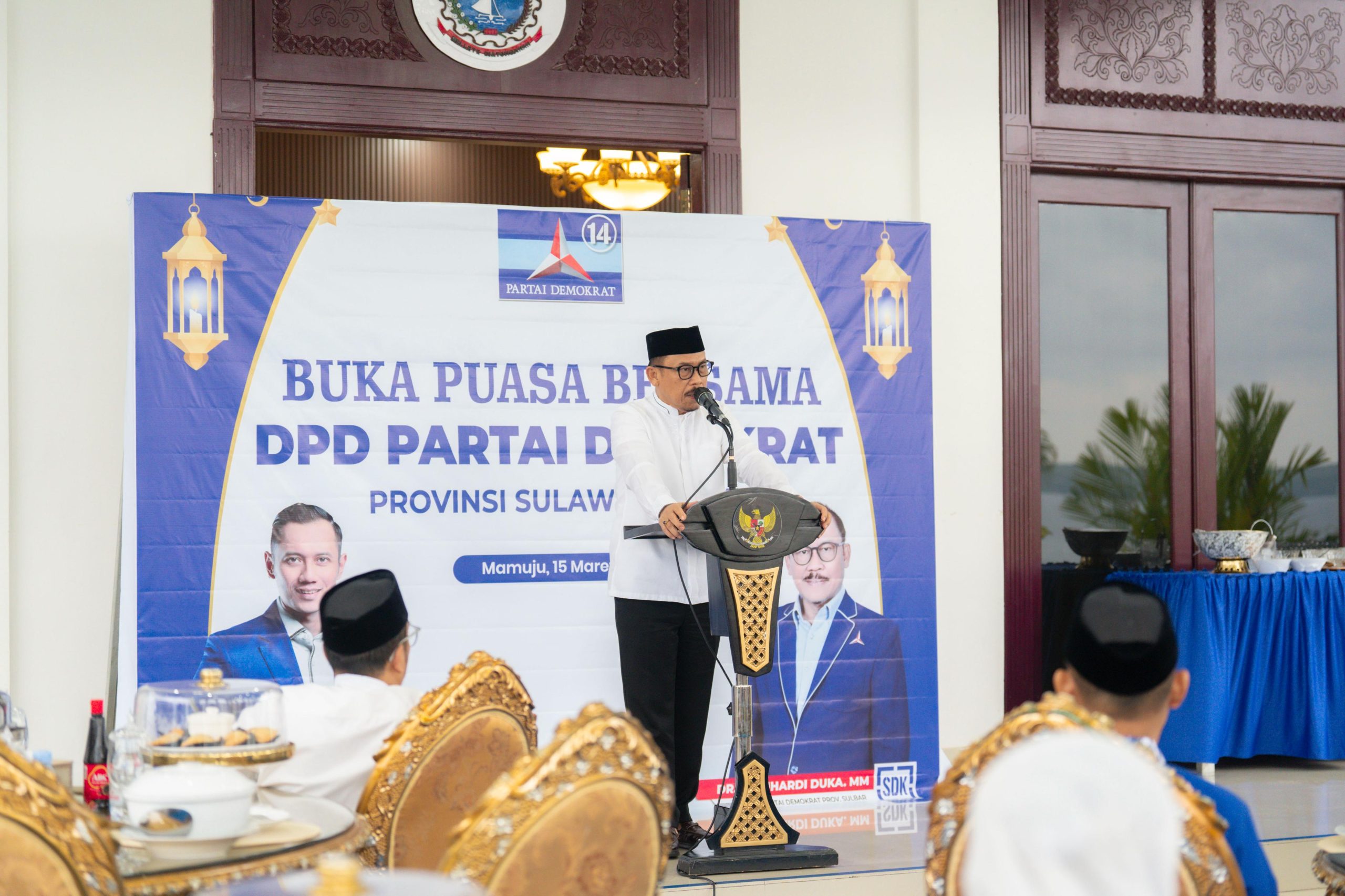 SDK Beri Wejangan ke Kader Demokrat di Rujab Gubernur: Setinggi Apa Pun Jabatan, Jangan Lupa Asal-usul