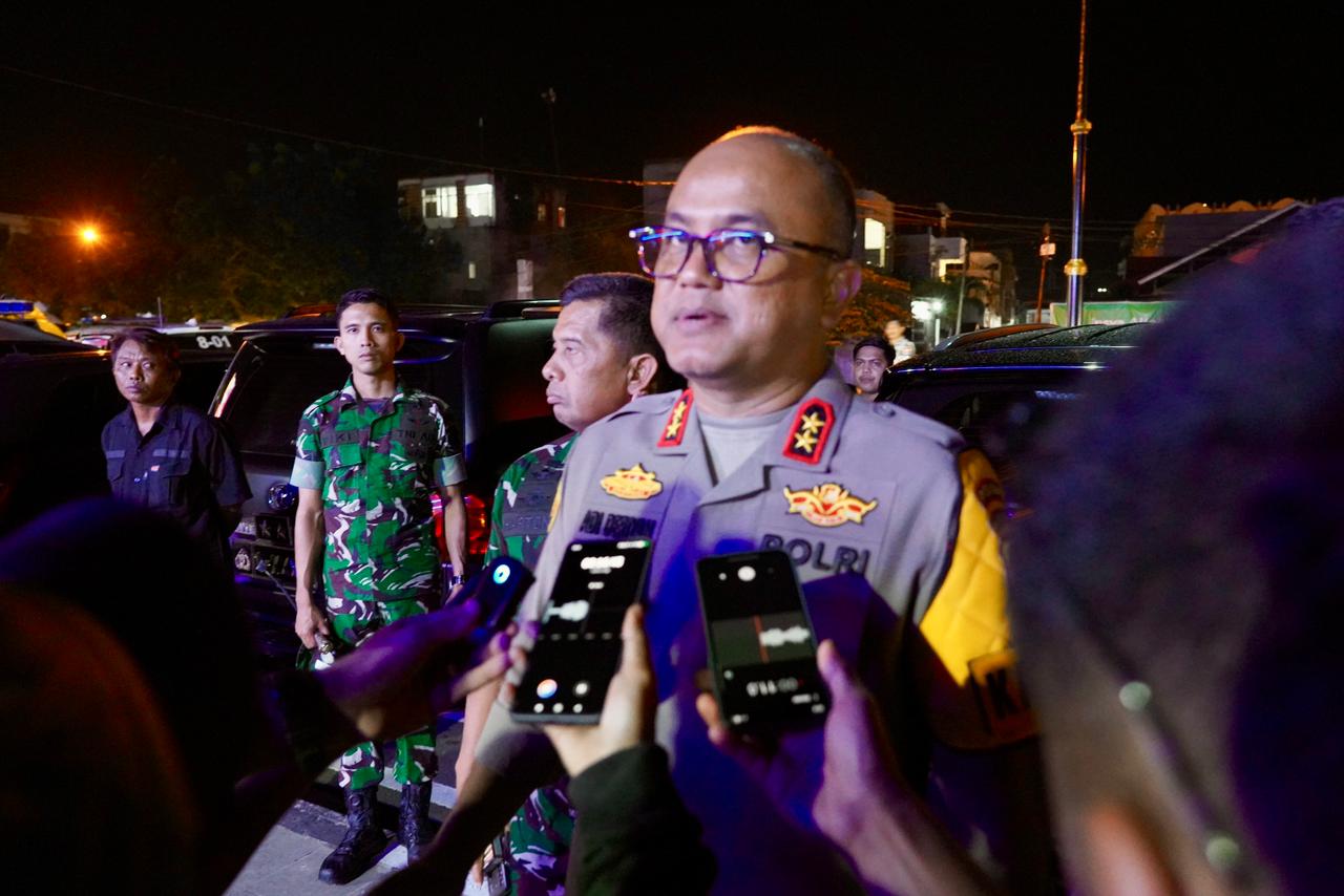 Pastikan Kamtibmas Kondusif, Kapolda Sulbar Bersama Forkopimda Cek Seluruh Titik Pengamanan di Seluruh Jajaran