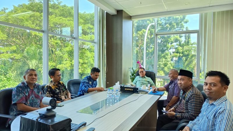 Kepala Bapenda Pimpin Koordinasi dengan Sekda Sulbar Bahas Strategi PAP 