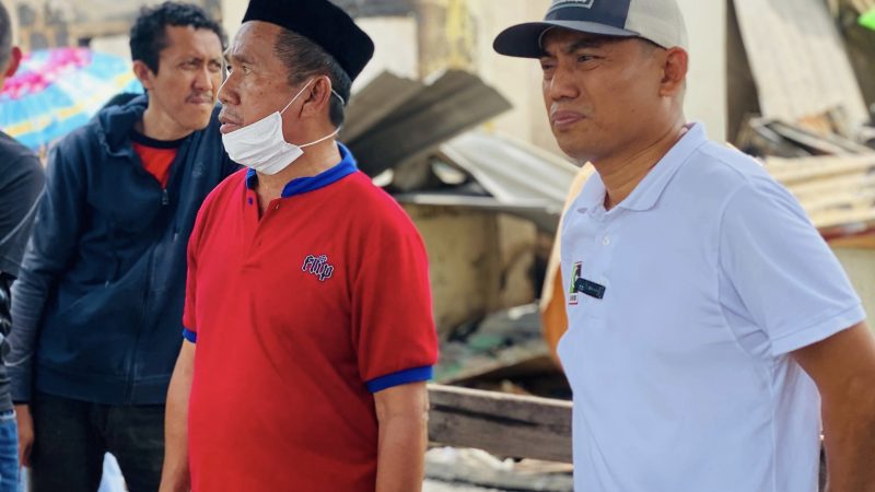 Gerak Cepat Pemprov dan DPRD Sulbar, Tinjau Lokasi Kebakaran di Galung Tuluk Polman