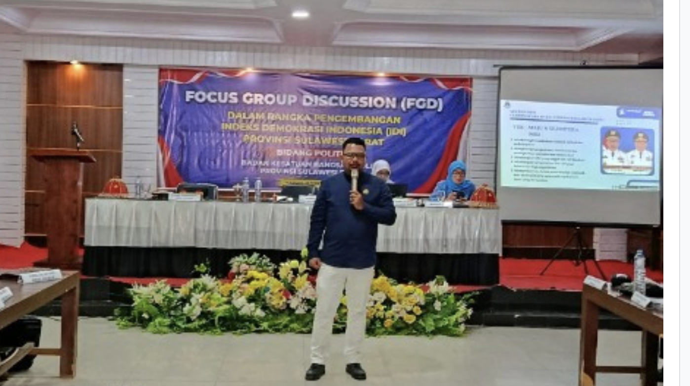 Anggota Komisi I DPRD Sulbar Khalil Gibran Jadi Narasumber Pada FGD IDI